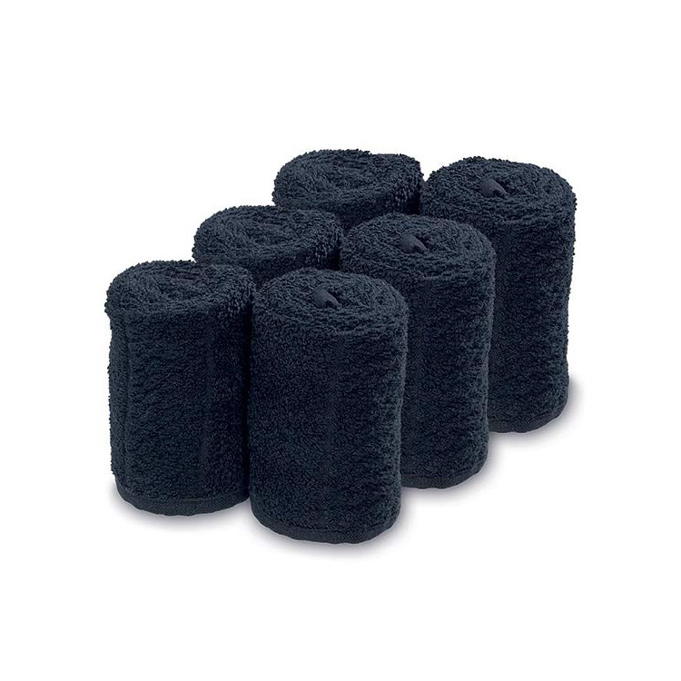 Serviettes pour chauffe-serviette vapeur x6 Noir