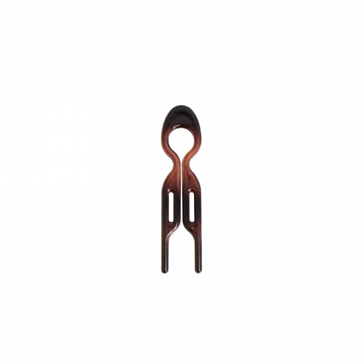 Set de 2 Hairpin Écaille Clair 7 cm