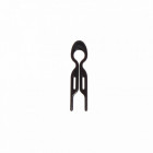 Set de 2 Hairpin Marron Foncé 9 cm