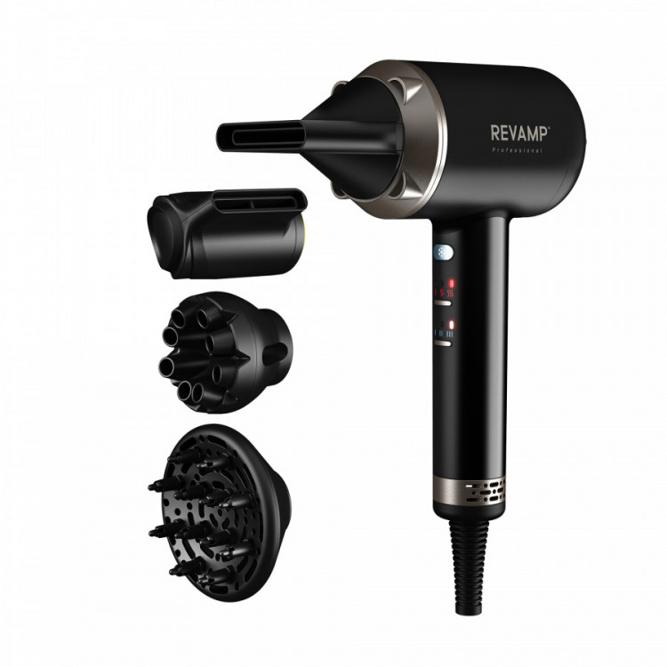 Sèche-Cheveux Quad Ion Haute Vélocité Progloss - Enigma Précision