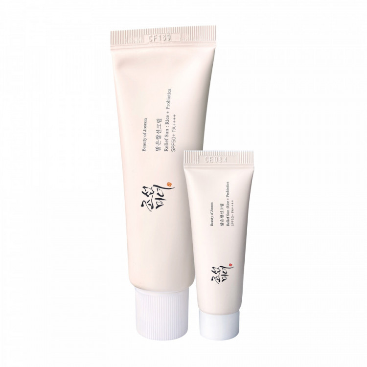 Crème Solaire Hydratante SPF 50+ Relief Sun : Riz + Probiotiques