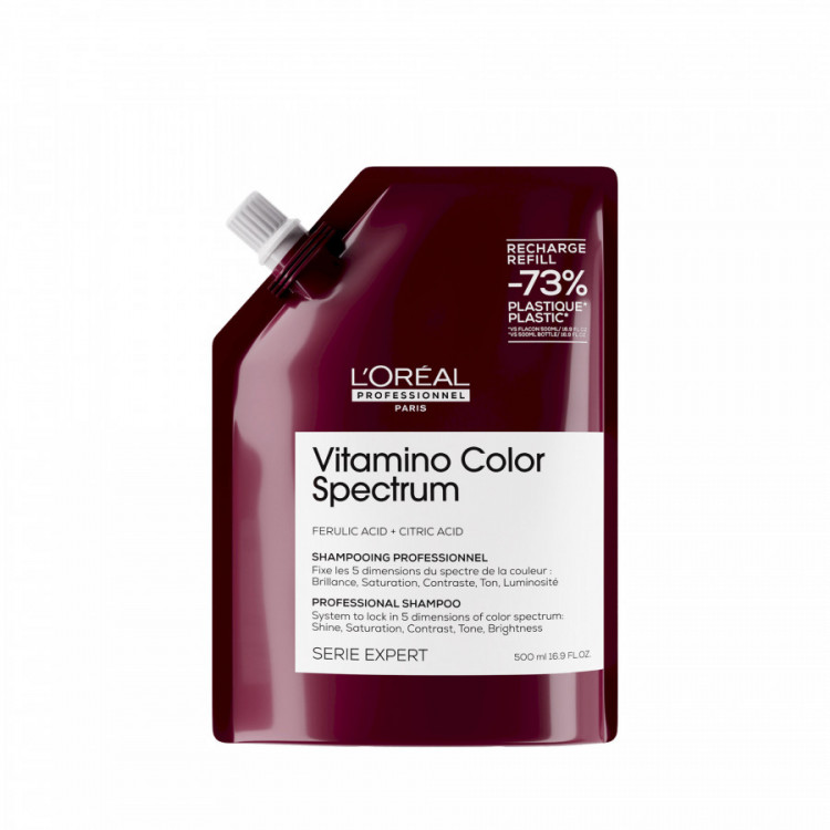 Eco-recharge shampoing fixateur du spectre coloriel Vitamino Color Spectrum
