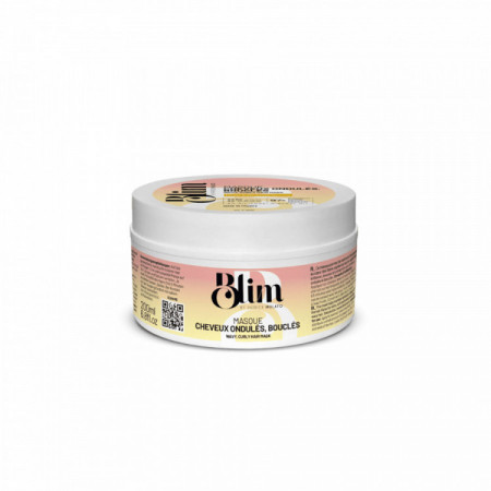 Masque cheveux ondulés, bouclés - nutrition, brillance, protection