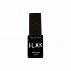 Vernis semi-permanent I-LAK Dark Blaze - noir profond, éclats rouges