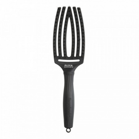 Fingerbrush brosse démêlante Iconic Boar & Nylon Full Black
