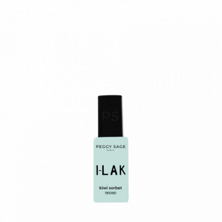 Vernis semi-permanent I-LAK – couleur Kiwi Sorbet, tenue longue durée