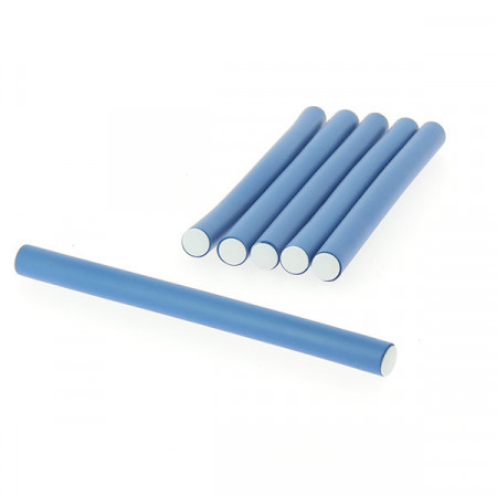 Flexi rollers 14mmx18cm x6 Bleu