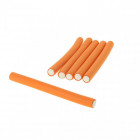 Flexi rollers 16mmx18cm x6 Orange