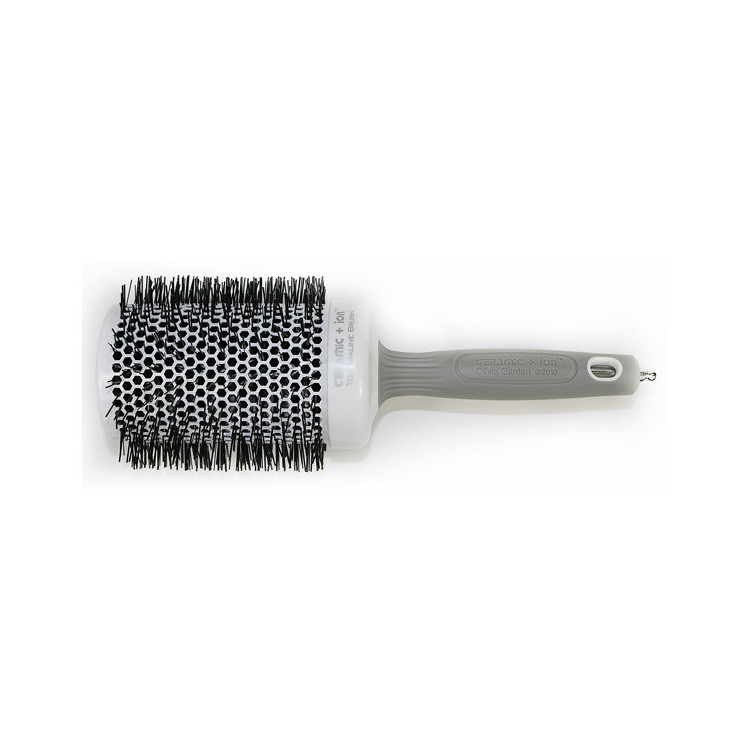 Brosse de brushing ronde céramique+ion Tourmaline 65mm