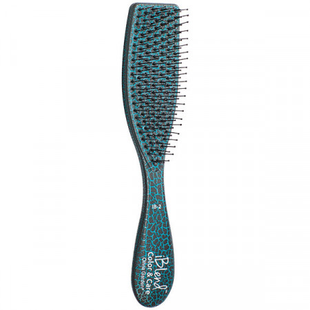 Brosse démêlante iBlend Color and Care bleue et noire