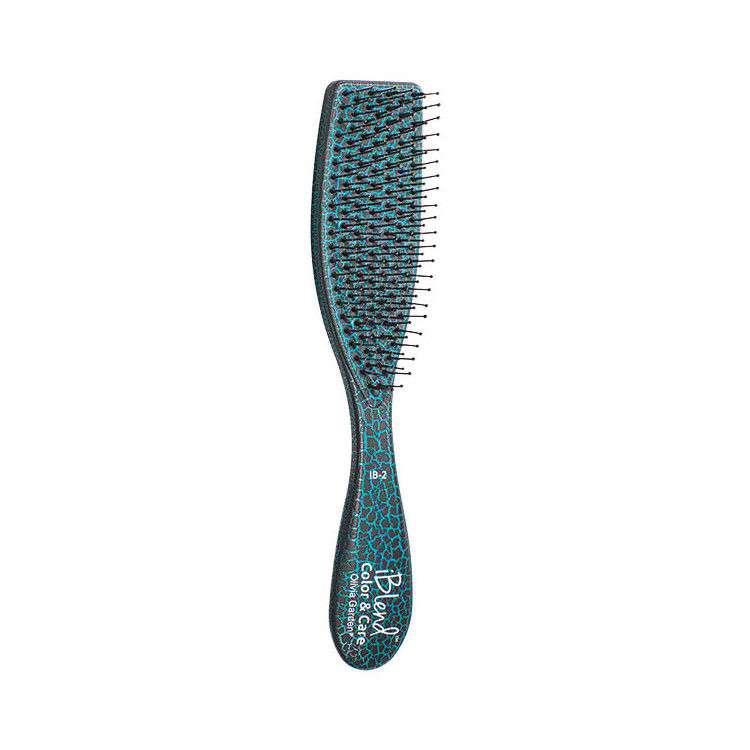 Brosse démêlante iBlend Color and Care bleue et noire