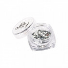 Paillettes pour ongles Silver mix