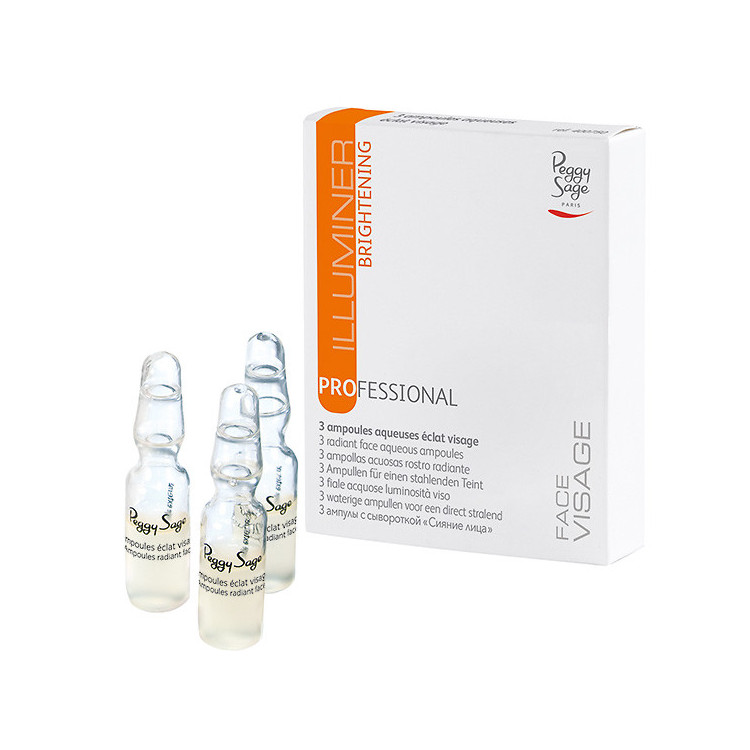 Ampoules éclat visage x3