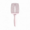 Brosse démêlante FingerBrush rose taille L