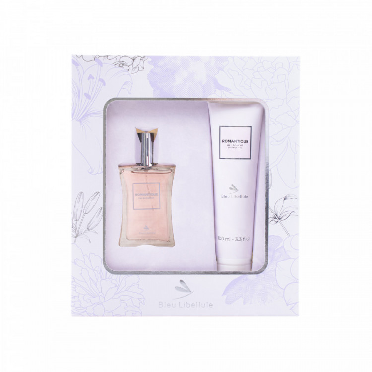 Coffret eau de parfum et gel douche Romantique