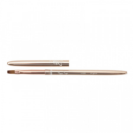 Pinceau gel UV plat - Rose gold 004