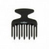 Peigne afro carbone - double denture décalée
