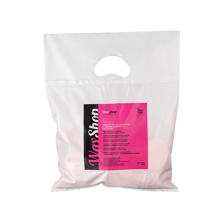 Galets de cire chaude à épiler Rose titane 1kg