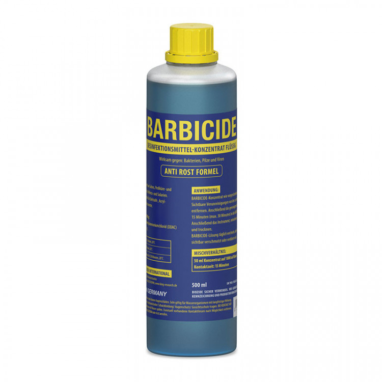 Barbicide lotion désinfectante matériel barbier