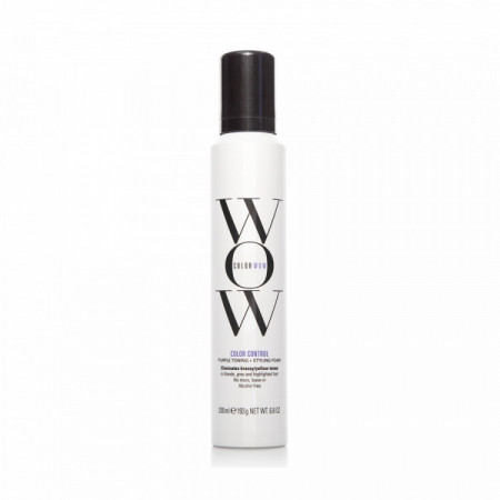 Mousse Color Control Purple - neutralise les tons jaunes, brillance, coiffage