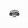 Pince cheveux forme coquillage argent