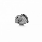 Pince cheveux forme coquillage argent