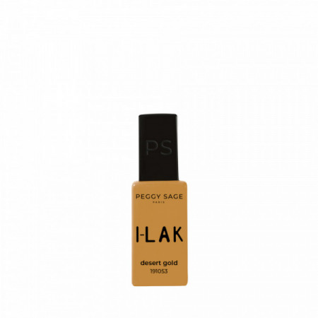 Vernis semi-permanent I-LAK - couleur Desert gold, tenue longue durée