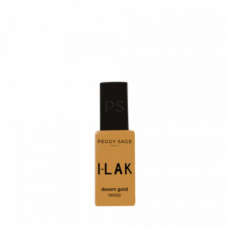 Vernis semi-permanent I-LAK - couleur Desert gold, tenue longue durée