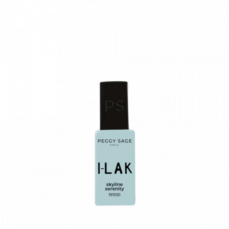 Vernis semi-permanent I-LAK - couleur Skyline serenity, tenue longue durée