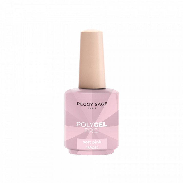 Polygel liquide Soft Pink - texture fluide, modelage précis, rendu naturel