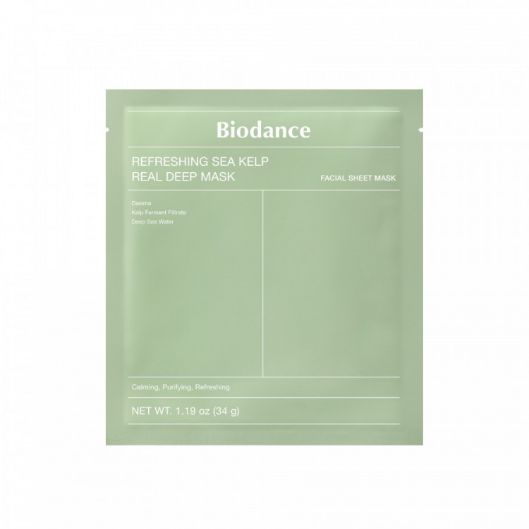 Masque visage Refreshing Sea Kelp – apaisant, purifiant, rafraîchissant