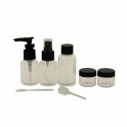 Kit de voyage (5 flacons en PET) Transparent