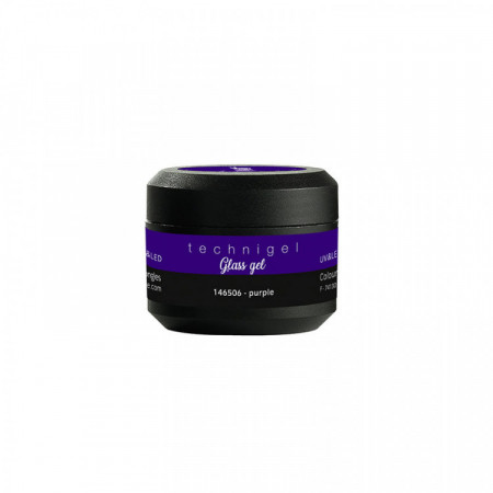 Gel de couleur UV & LED Glass Gel purple 5g