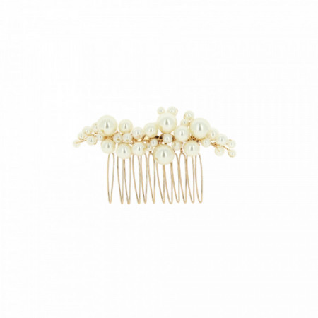 Peigne barrette mariage avec perles