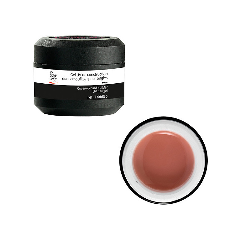 Gel de construction dur Camouflage rose 15g