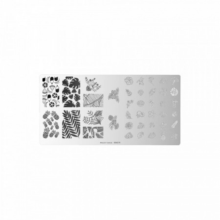 Plaque de stamping - tropical punch