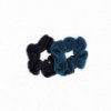Set de 2 Chouchous Glitter Bleu et Nuit