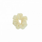 Chouchou Beige Studs Strass Argent