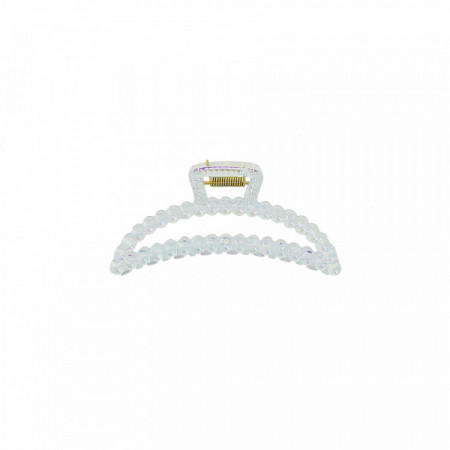 Barrette Holographique Transparente
