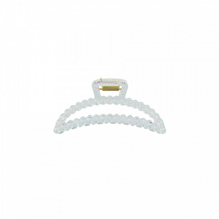 Barrette Holographique Transparente