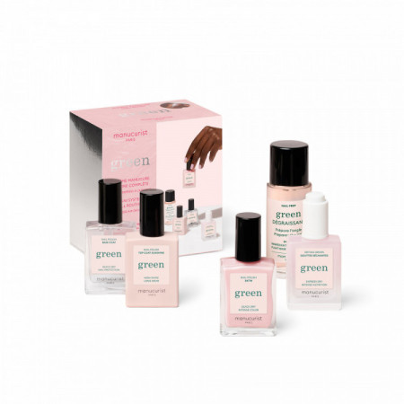 Coffret routine Green™ Satin 5 produits - 1 vernis offert