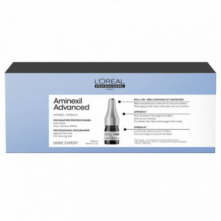 Activateur anti-chute Aminexil Advanced - densité, ancrage, efficacité prouvée