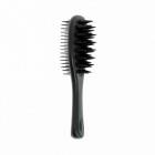 Brosse massante 2-en-1 Noire