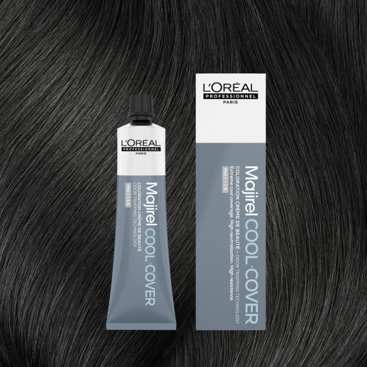 Coloration crème de beauté Majirel Cool Cover 4 Châtain