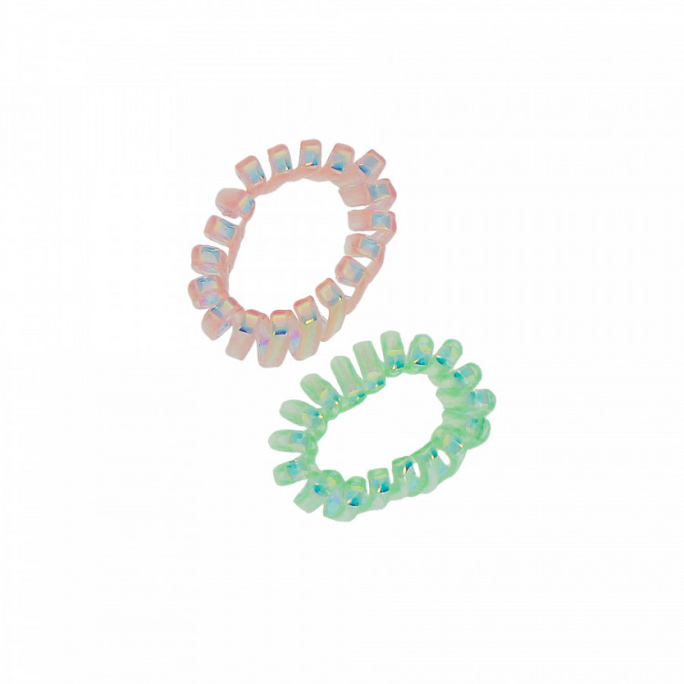 Lot de 2 élastiques en spirale