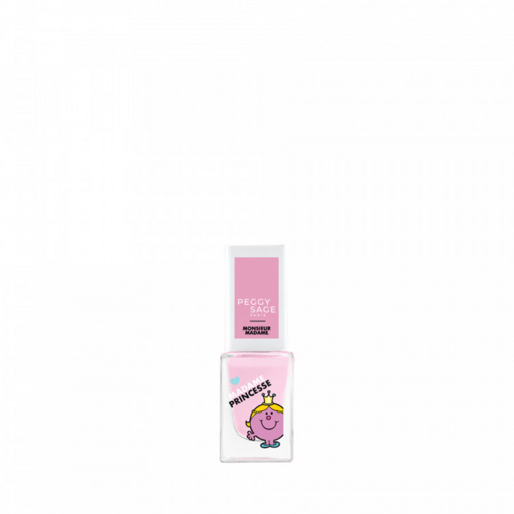 Vernis à ongles enfant Madame Princesse - rose laqué, élégant, lavable à l'eau