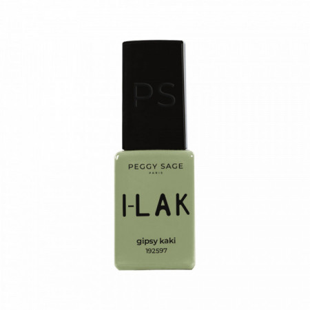 Vernis semi-permanent I-LAK - gipsy kaki - couvrance intense, tenue 3 semaines