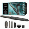Brosse soufflante multifonction 7-en-1 - Air Ultime Ionique + trousse de beauté