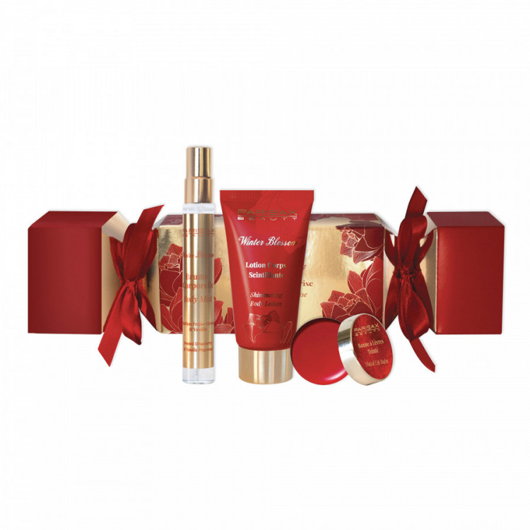 Cracker Beauté Spa - brume, lotion scintillante, baume à lèvres