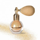 Spray pailleté or - effet lumière instantané, finition dorée, geste glamour